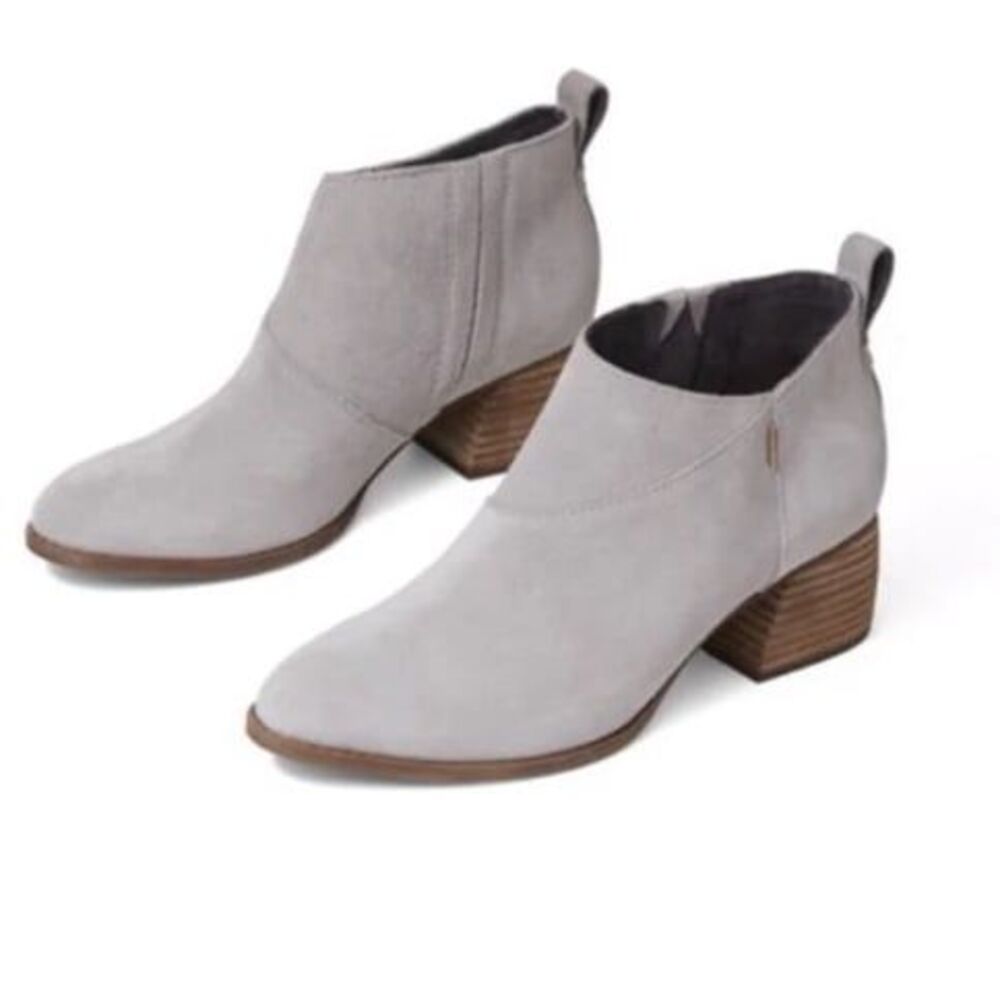 TOMS Womens Leilani Suede Ankle Boot